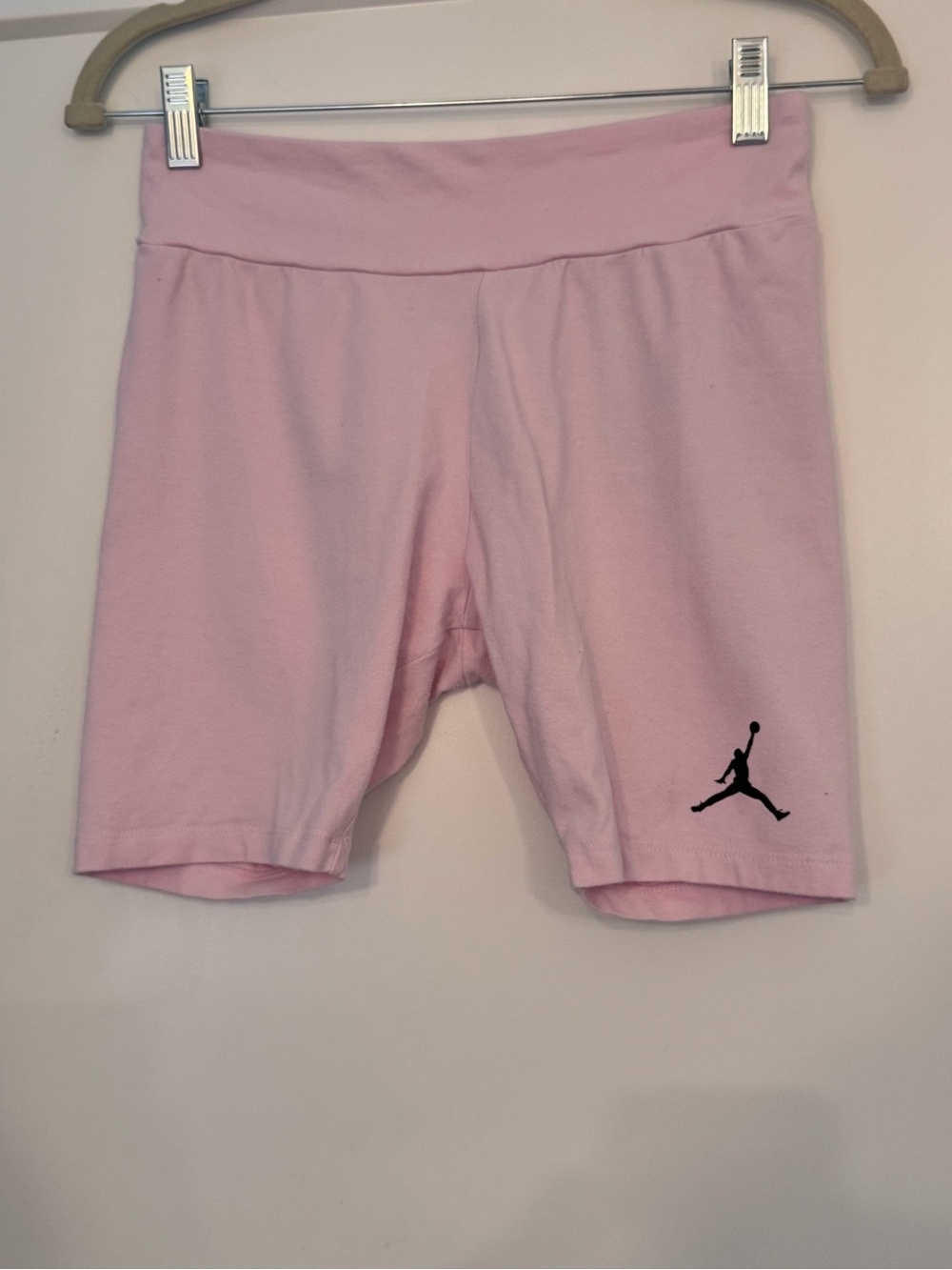 Jordan Pink Girls' Jumpman Bike Shorts